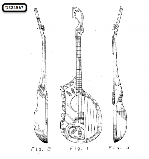 Design Patent For Stringed Musical Instrument